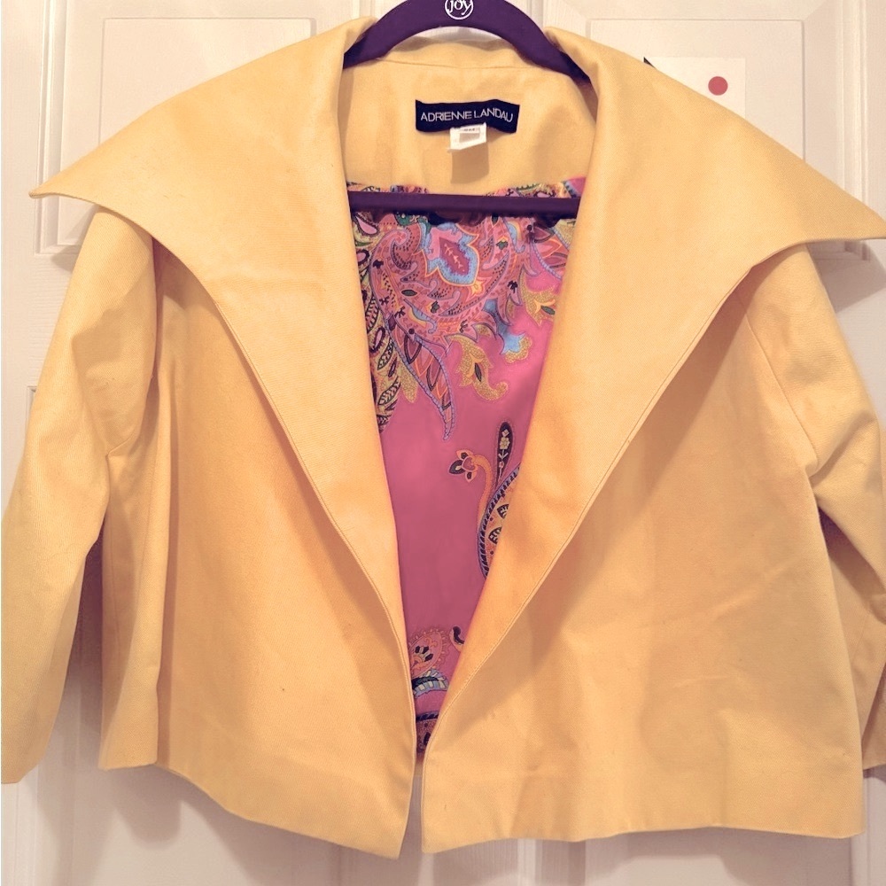 Adrienne Landau Crop Jacket